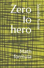 Zero to hero : Math formula 