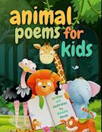 Animal Poems For Kids Of All Ages - Illustrated Book: 25 Funny Poems With And About Animals 