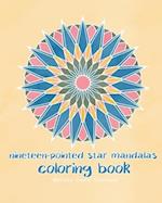 Nineteen-Pointed Star Mandalas Coloring Book 