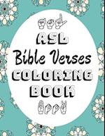 ASL Bible Verses Coloring Book 