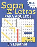 Sopa de Letras Para Adultos