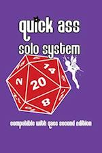 Quick Ass Solo: Compatible with QAGS second edition 