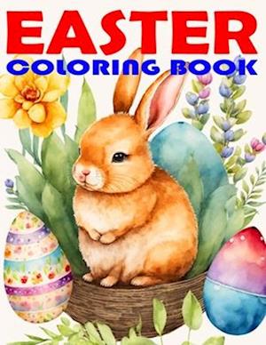 Easter Coloring Book for Kids, Toddlers and Preschool Children: Age 2-5