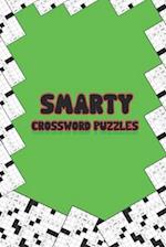 SMARTY Brain Teaser Crossword Puzzle Book 30 Puzzles: Challenging and Fun Word Games for Adults 