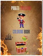 Pirate Treasure Coloring Book 