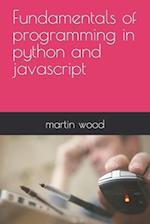 Fundamentals of programming in python and javascript 