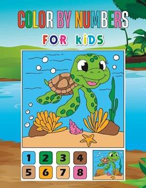 Color by Numbers For Kids: Flowers, Animals and Pretty Patterns Color by Number Books