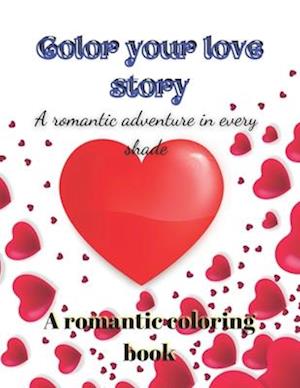 Color your love story: a romantic adventure in every shade. : A romantic coloring book.