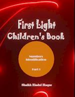 First Light Children's Book: Numbers Identification: Part 1 