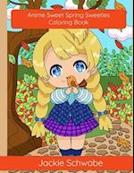 Anime Sweet Spring Sweeties Coloring Book 