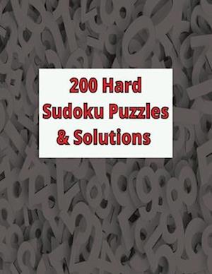 200 HARD SUDOKU PUZZLES & SOLUTIONS