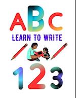 Learn To Write Letters And Numbers For Children 