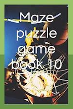 Maze puzzle game book 10 