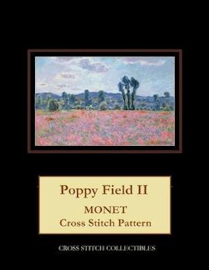 Poppy Field II: Monet Cross Stitch Pattern