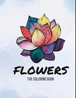 FLOWERS: The Coloring Book 