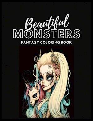 Beautiful Monsters Fantasy Coloring Book For Adults