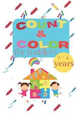 Count and color for toddlers : Count, write and color 