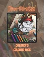 Dino - Pirates Coloring Book: Bub-Dubb Dinos 