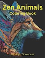 The Mystical Zen Animals Coloring Book 