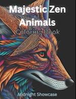 Majestic Zen Animal Coloring Book 