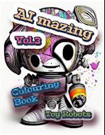 AI Mazing Volume 3 Colouring Book: Toy Robots 