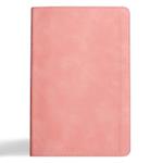 CSB Thinline Bible, Blush Suedesoft Leathertouch