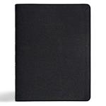 CSB Men of Character Bible, Revised and Updated, Black Genuine Leather