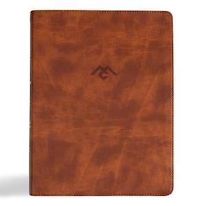 CSB Men of Character Bible, Revised and Updated, Brown Leathertouch