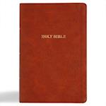 KJV Giant Print Reference Bible, Burnt Sienna Leathertouch