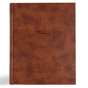 CSB Notetaking Bible, Expanded Reference Edition, Brown Leathertouch Over Board