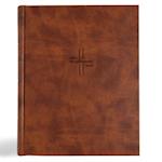 CSB Notetaking Bible, Expanded Reference Edition, Brown Leathertouch Over Board