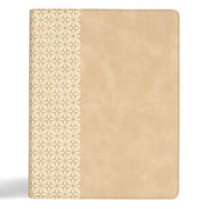 CSB Notetaking Bible, Expanded Reference Edition, Crème Suedesoft Leathertouch