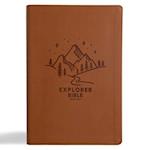 KJV Explorer Bible for Kids, Brown Leathertouch, Indexed