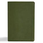 CSB Oswald Chambers Bible, Olive Leathertouch