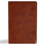 CSB Oswald Chambers Bible, Saddle Leathertouch