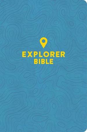 CSB Explorer Bible for Kids, Sky Blue Leathertouch