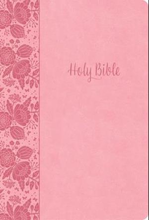 KJV Large Print Thinline Bible, Value Edition, Soft Pink Leathertouch