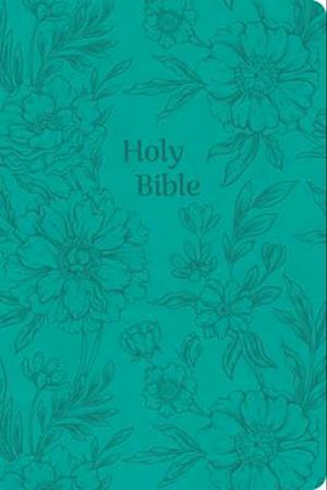 NASB Large Print Thinline Bible, Value Edition, Teal Leathertouch