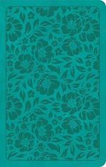 KJV Personal Size Bible, Teal Leathertouch