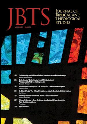 Journal of Biblical and Theological Studies, Issue 7.2