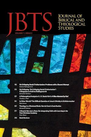 Journal of Biblical and Theological Studies, Issue 7.2