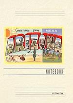 Vintage Lined Notebook Greetings from Mesa, Arizona