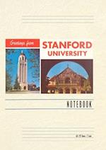 Vintage Lined Notebook Greetings from Stanford
