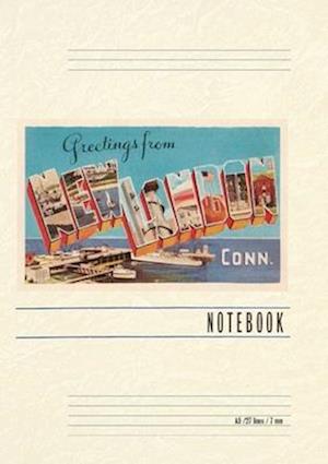 Vintage Lined Notebook Greetings from New London