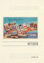 Vintage Lined Notebook Greetings from New London