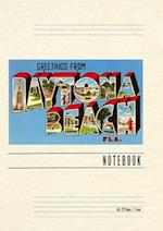 Vintage Lined Notebook Greetings from Daytona Beach, Florida