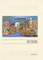 Vintage Lined Notebook Greetings from La Grange