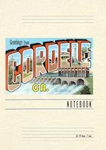 Vintage Lined Notebook Greetings from Cordele