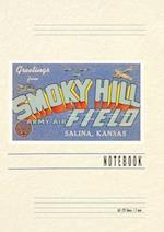 Vintage Lined Notebook Greetings from Smoky Hill, Salina