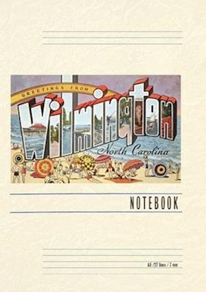 Vintage Lined Notebook Greetings from Wilmington